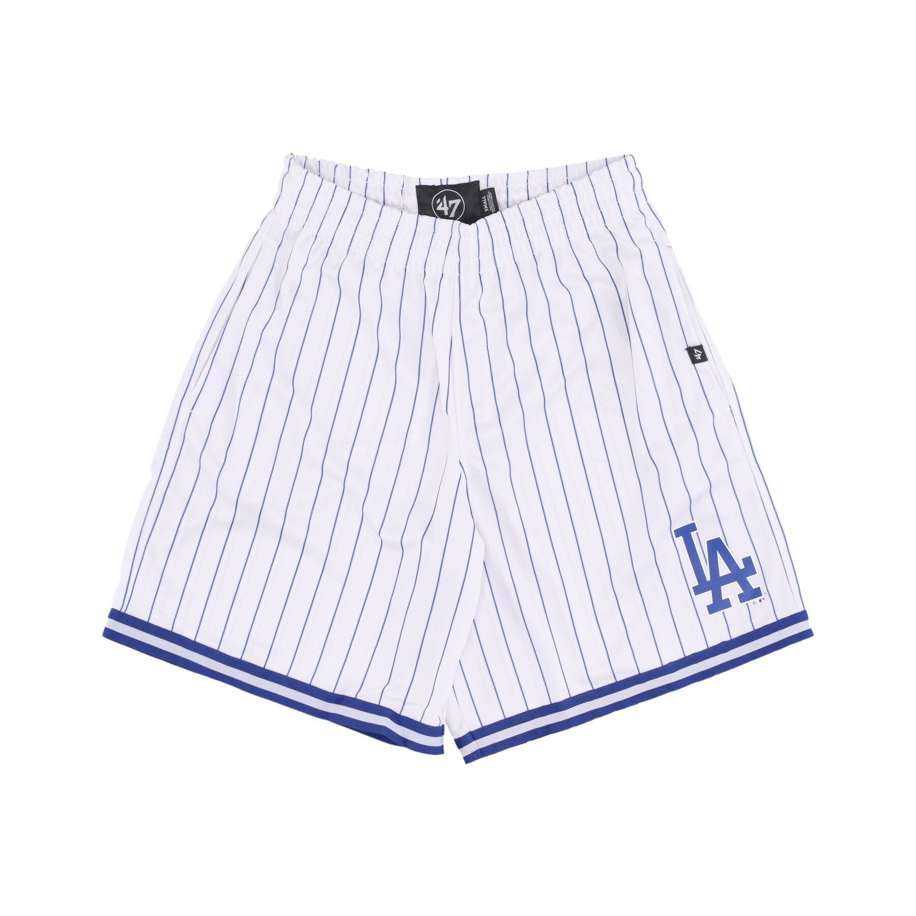47 Brand, Pantaloncino Tipo Basket Uomo Mlb Pinstriped Grafton Shorts Losdod, 