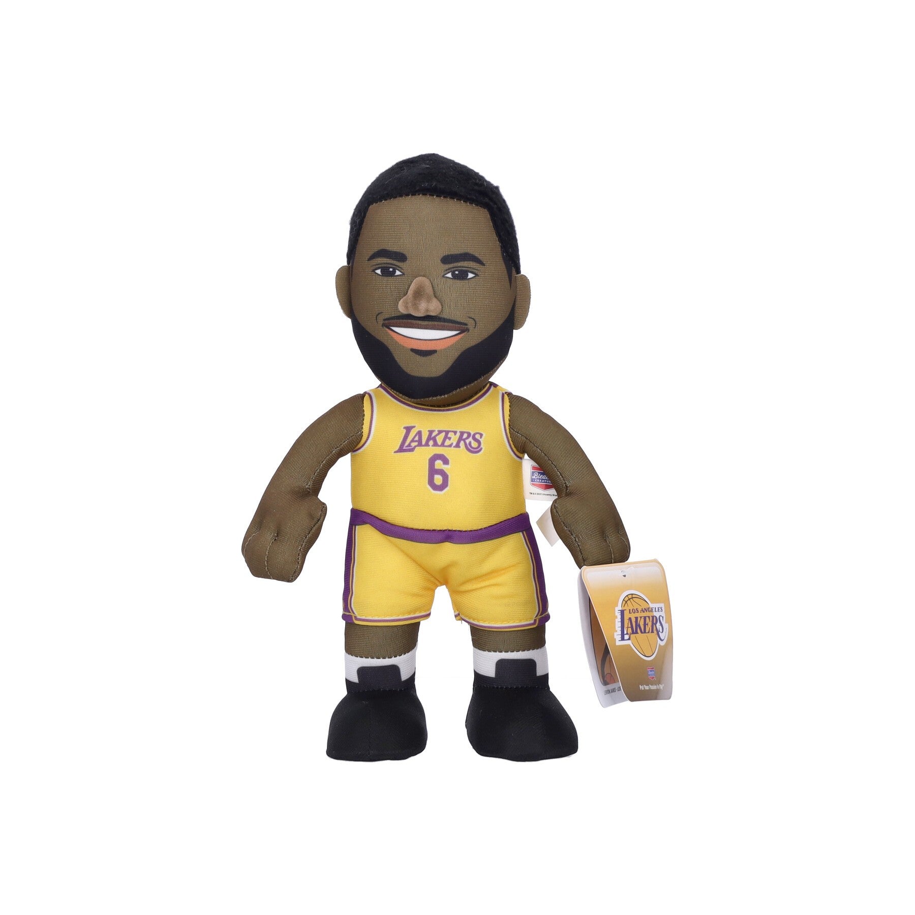 Men's NBA Plush No 6 Lebron James Loslak Original Team Colors Figurine