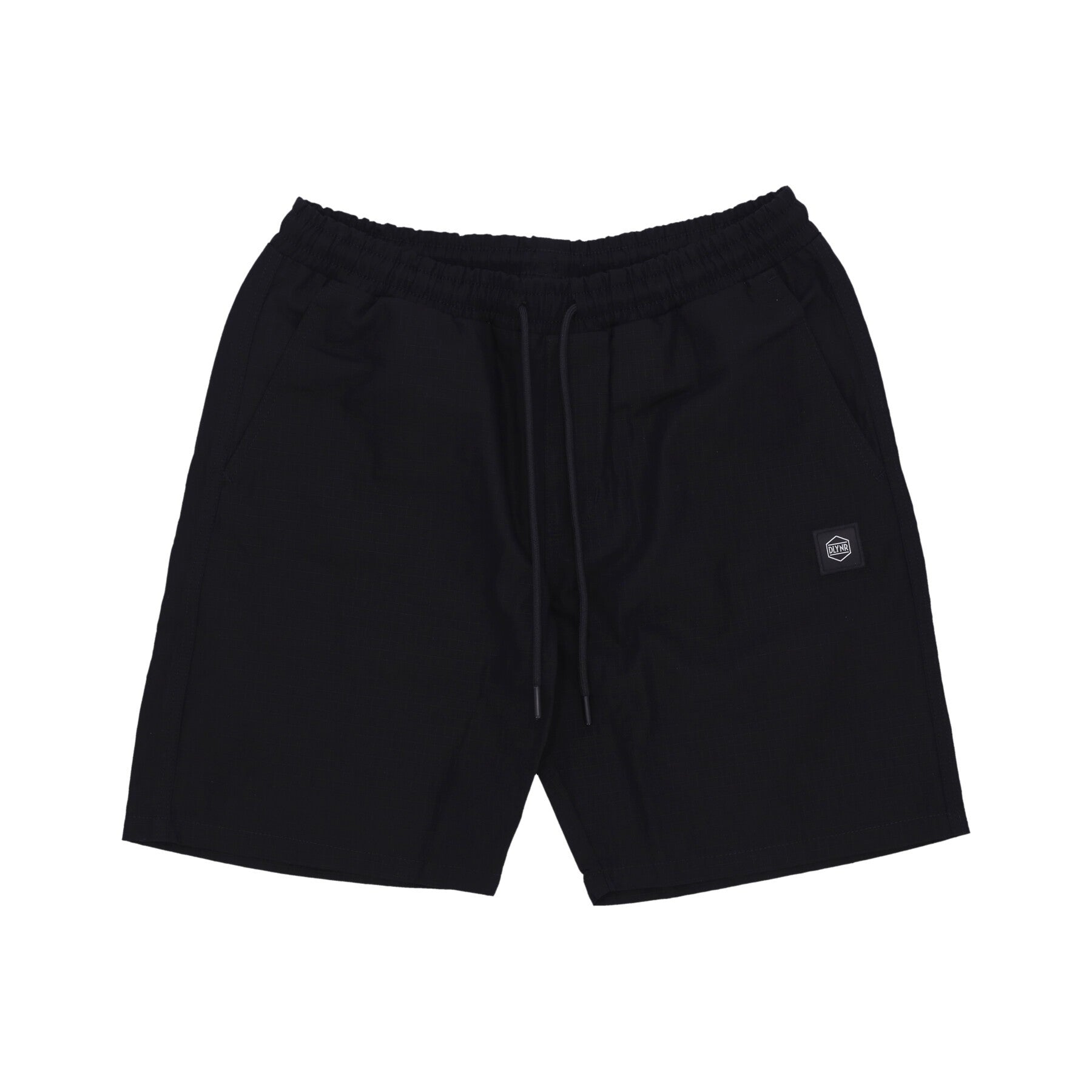 Dolly Noire, Pantalone Corto Uomo Cotton Ripstop Jogger Shorts, Black