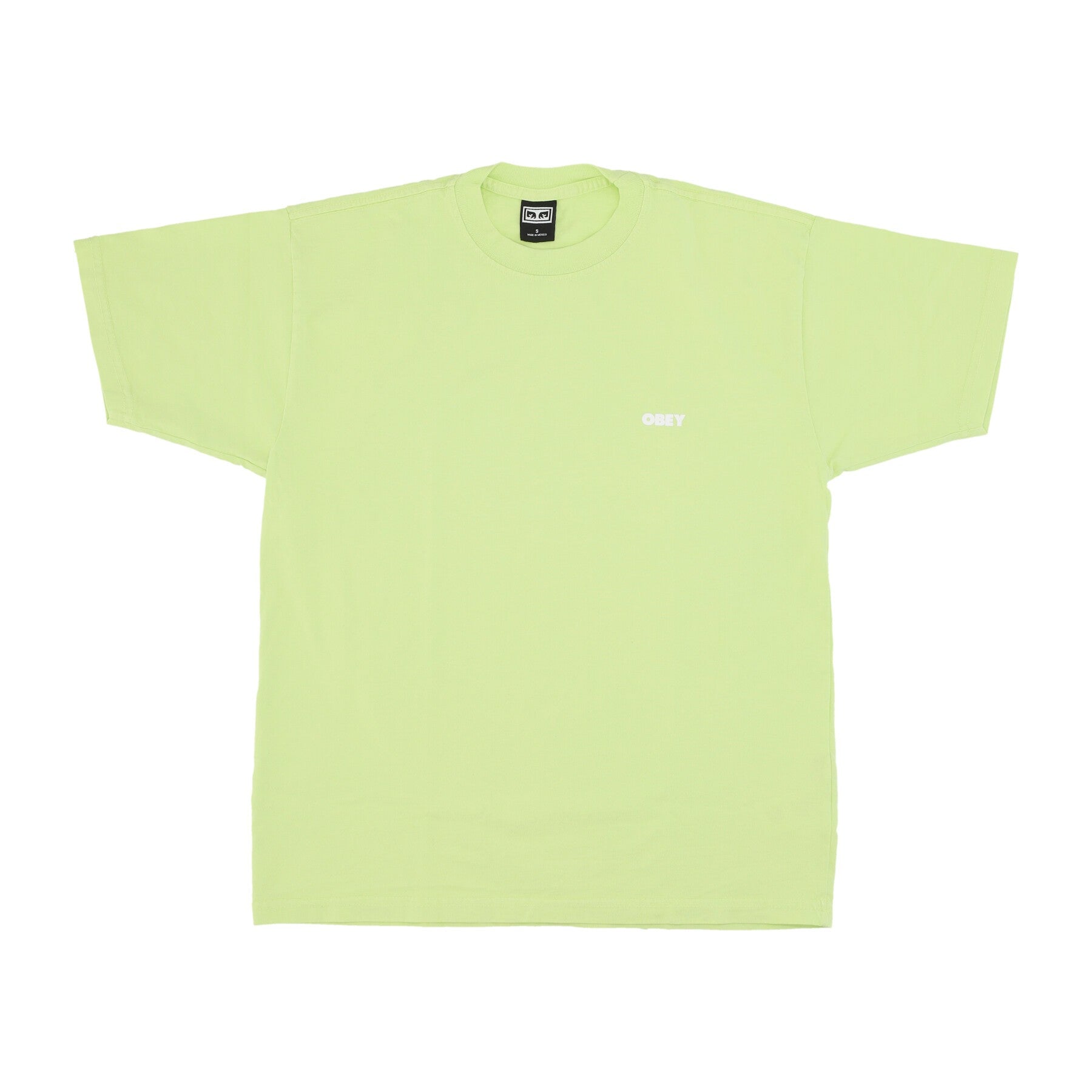 Obey, Maglietta Uomo Bold 3 Heavyweight Tee, Celery Juice
