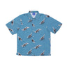 Usual, Camicia Manica Corta Uomo Monster Shirt, Bluette