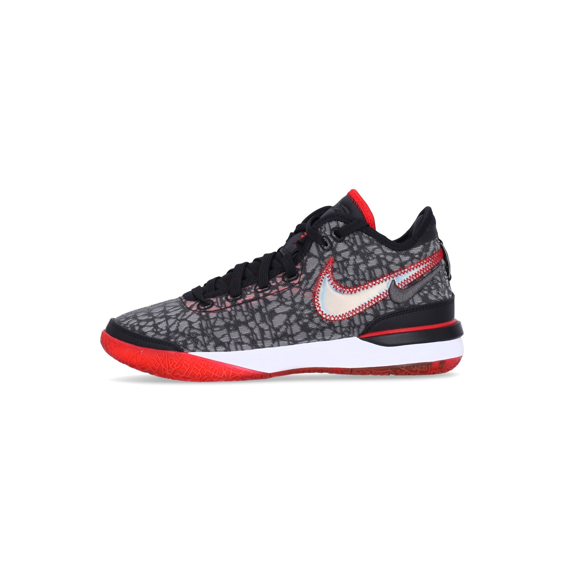 Nike Nba, Scarpa Basket Uomo Zoom Lebron Nxxt Gen, Black/white/black/university Red