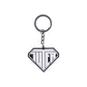 Iuter, Portachiavi Uomo Logo Keychain, Black