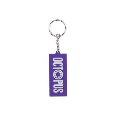 Octopus, Portachiavi Uomo Label Keychain, Purple