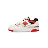 New Balance, Scarpa Bassa Uomo 550, Sea Salt/true Red