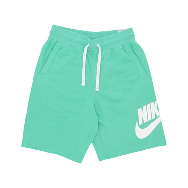 Nike, Pantalone Corto Tuta Uomo Club Alumni Hbr Ft Short, Spring Green/white/white