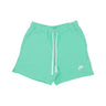 Nike, Pantalone Tuta Leggero Uomo Club Fleece Terry Flow Short, Spring Green/white/white