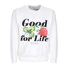Primitive, Felpa Girocollo Uomo Feliz Crewneck, White