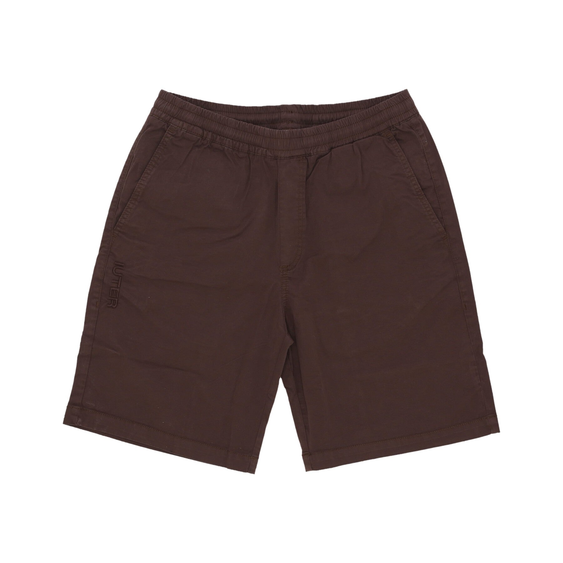 Iuter, Pantalone Corto Uomo Jogger Short, Brown
