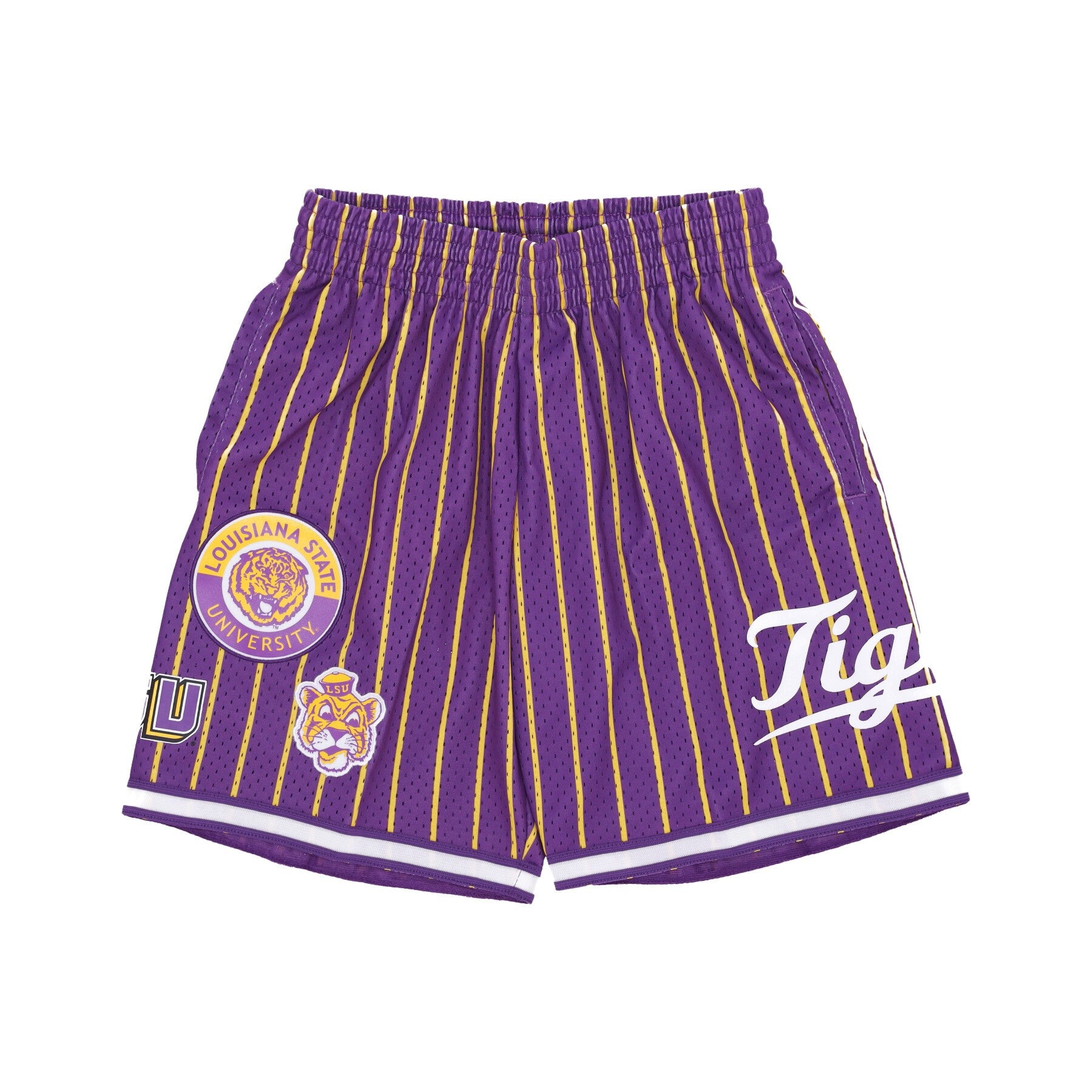 Mitchell & Ness, Pantaloncino Basket Uomo Ncaa Hometown Mesh Short Loutig, Purple