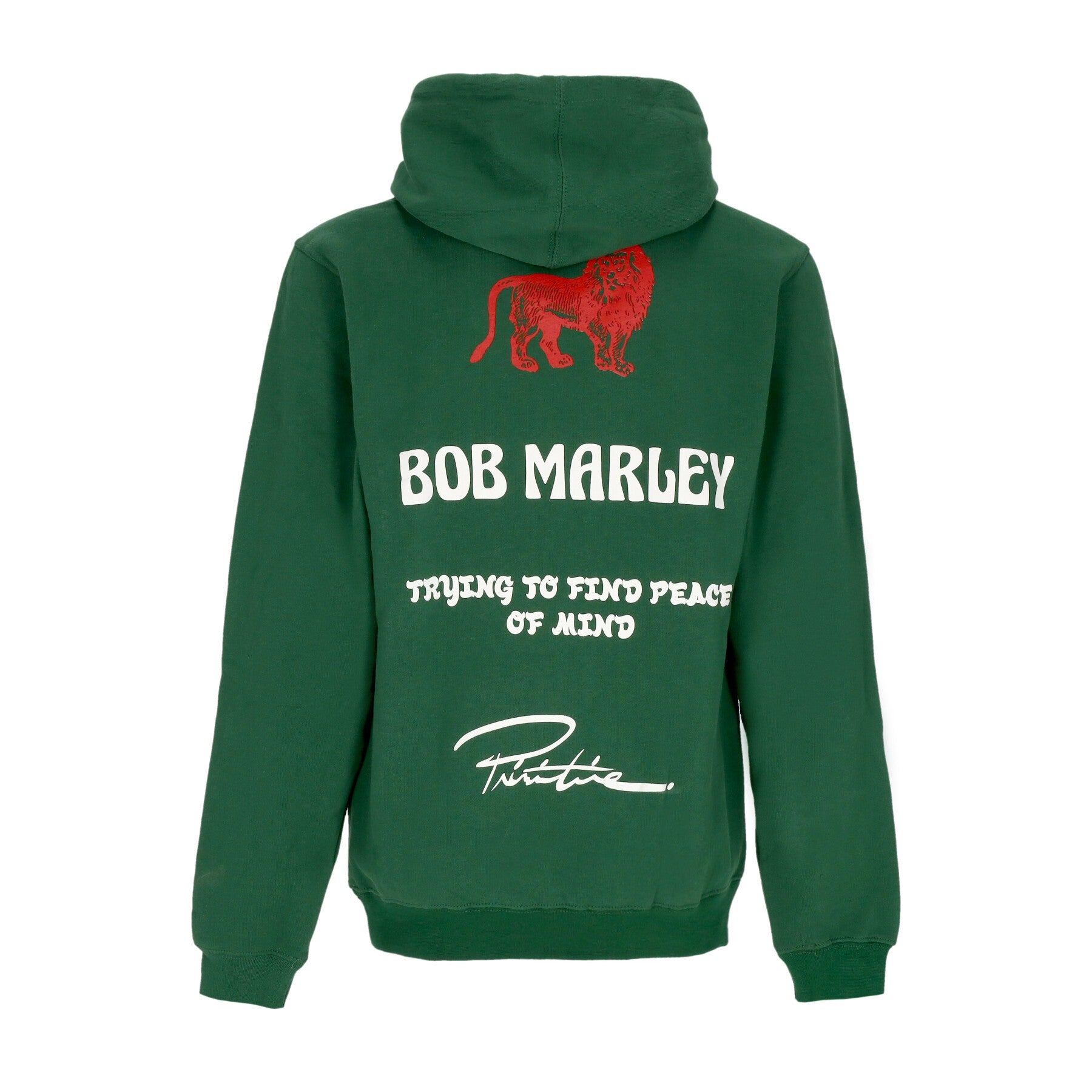 Primitive, Felpa Cappuccio Uomo Heartache Hoodie X Bob Marley, 