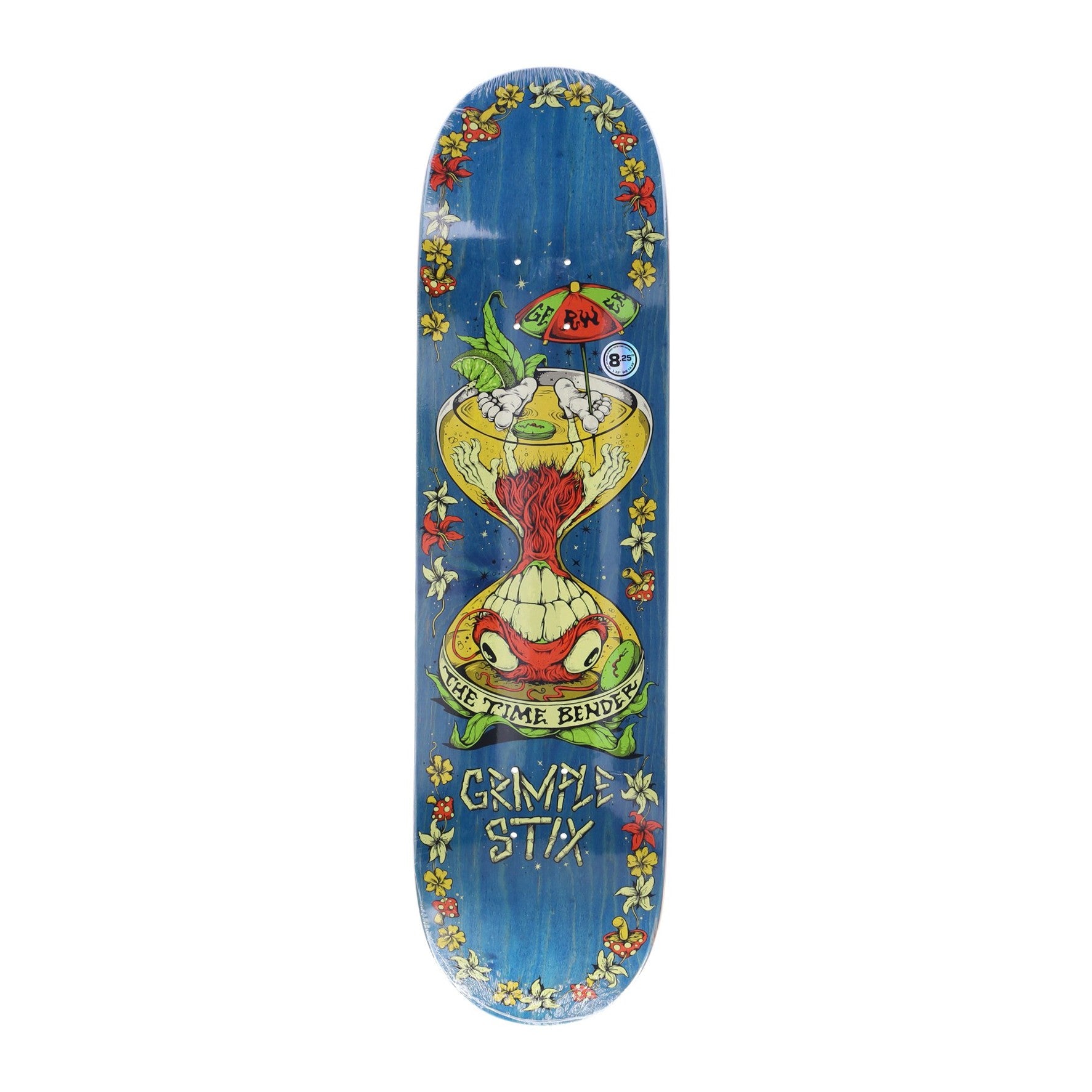 Anti Hero, Skateboard Tavola Uomo Gerwer Grimplestix On Vacation, Green