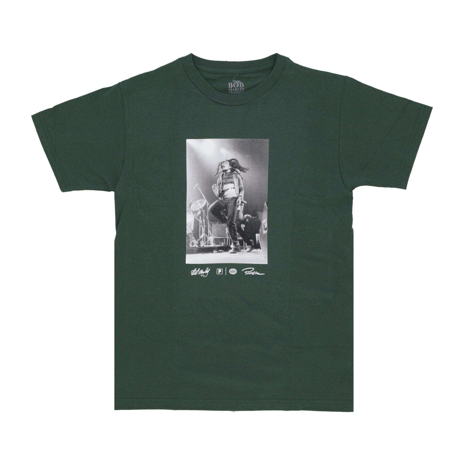 Men's Heartache Tee X Bob Marley Forest Green T-Shirt