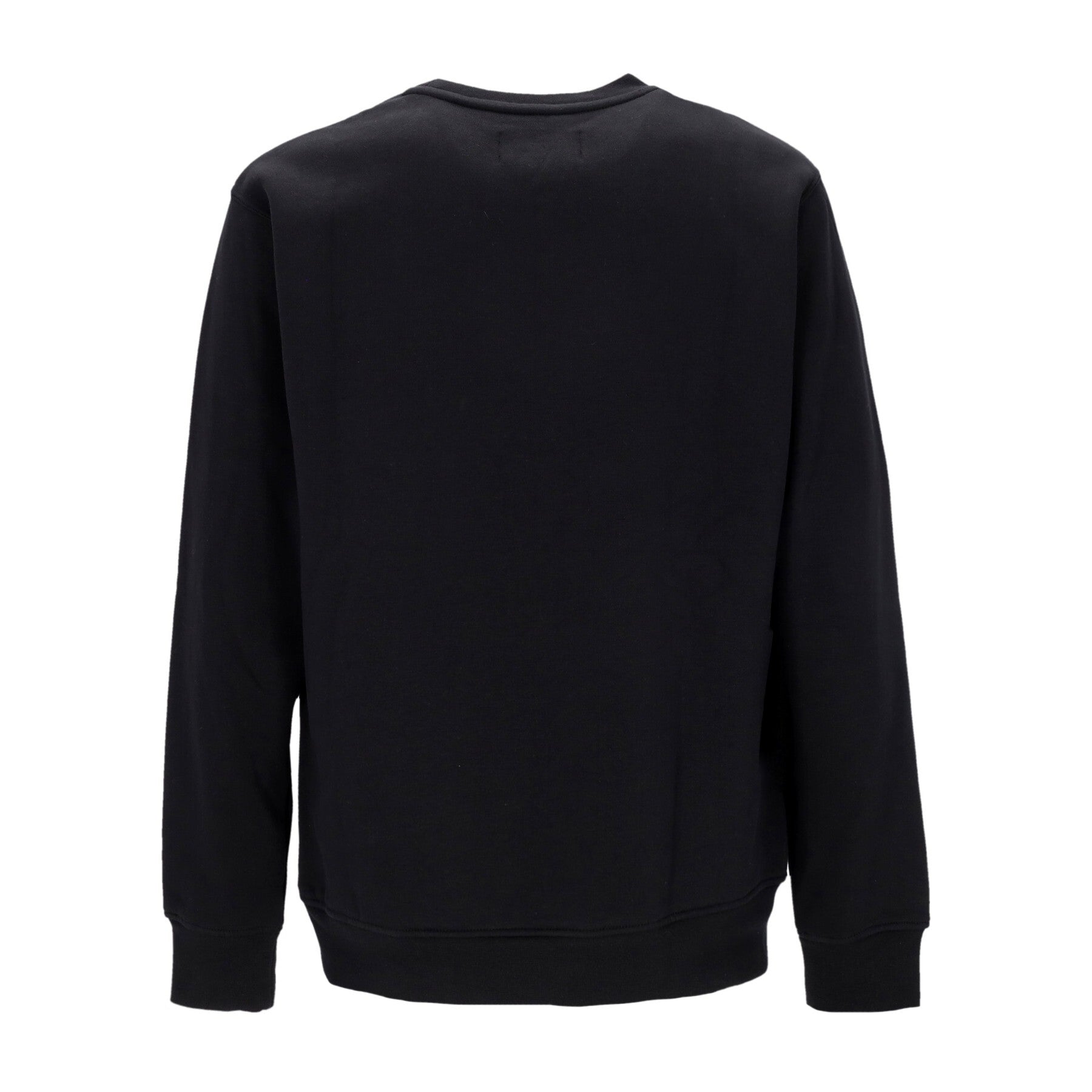Essential Fleece Crewneck Men's Sweatshirt Black/white