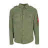 Alpha Industries, Camicia Manica Lunga Uomo Basic Shirt, Sage Green