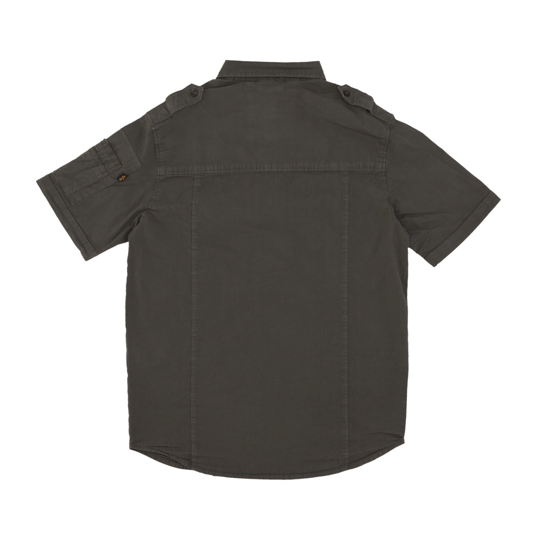 Alpha Industries, Camicia Manica Corta Uomo Basic Shirt, 