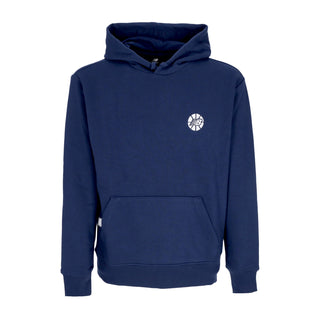 New Balance, Felpa Leggera Cappuccio Uomo Hoops Essentials Fundamental Hoodie, Navy