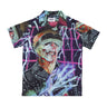 Doomsday, Camicia Manica Corta Uomo Death Glove Shirt, All Over Print