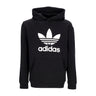 Adidas, Felpa Leggera Cappuccio Uomo Adicolor Classics Trefoil Hoodie, Black