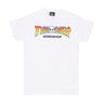 Thrasher, Maglietta Uomo Spectrum Tee X Aws, White