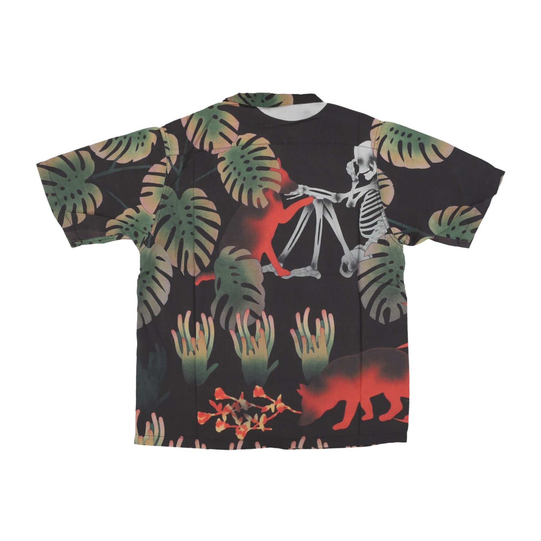 Market, Camicia Manica Corta Uomo Vision Quest Button Up Shirt, 