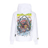 Mushroom, Felpa Leggera Cappuccio Uomo Shark Hoodie, White