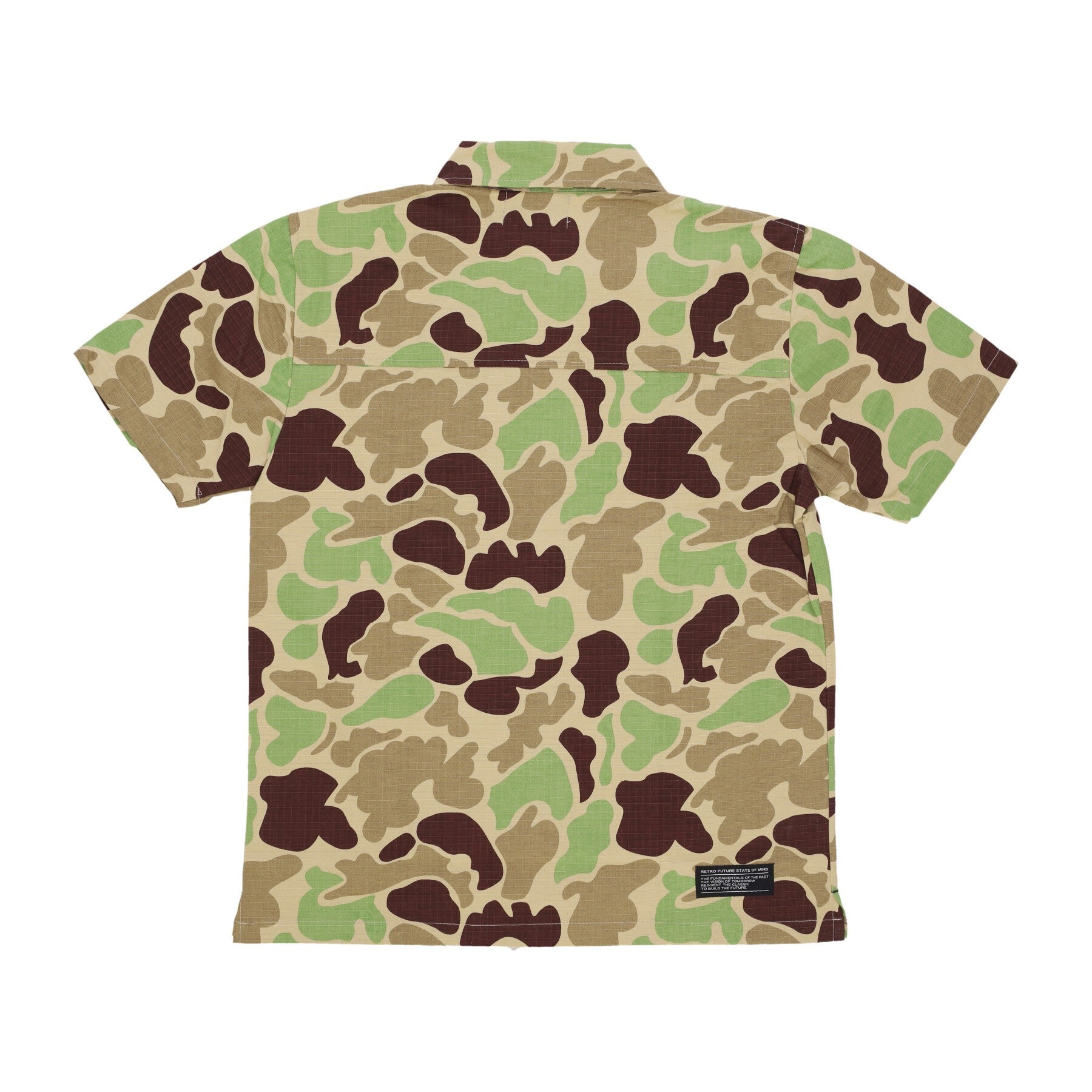Camicia Manica Corta Uomo Retrofuture Shirt Camouflage