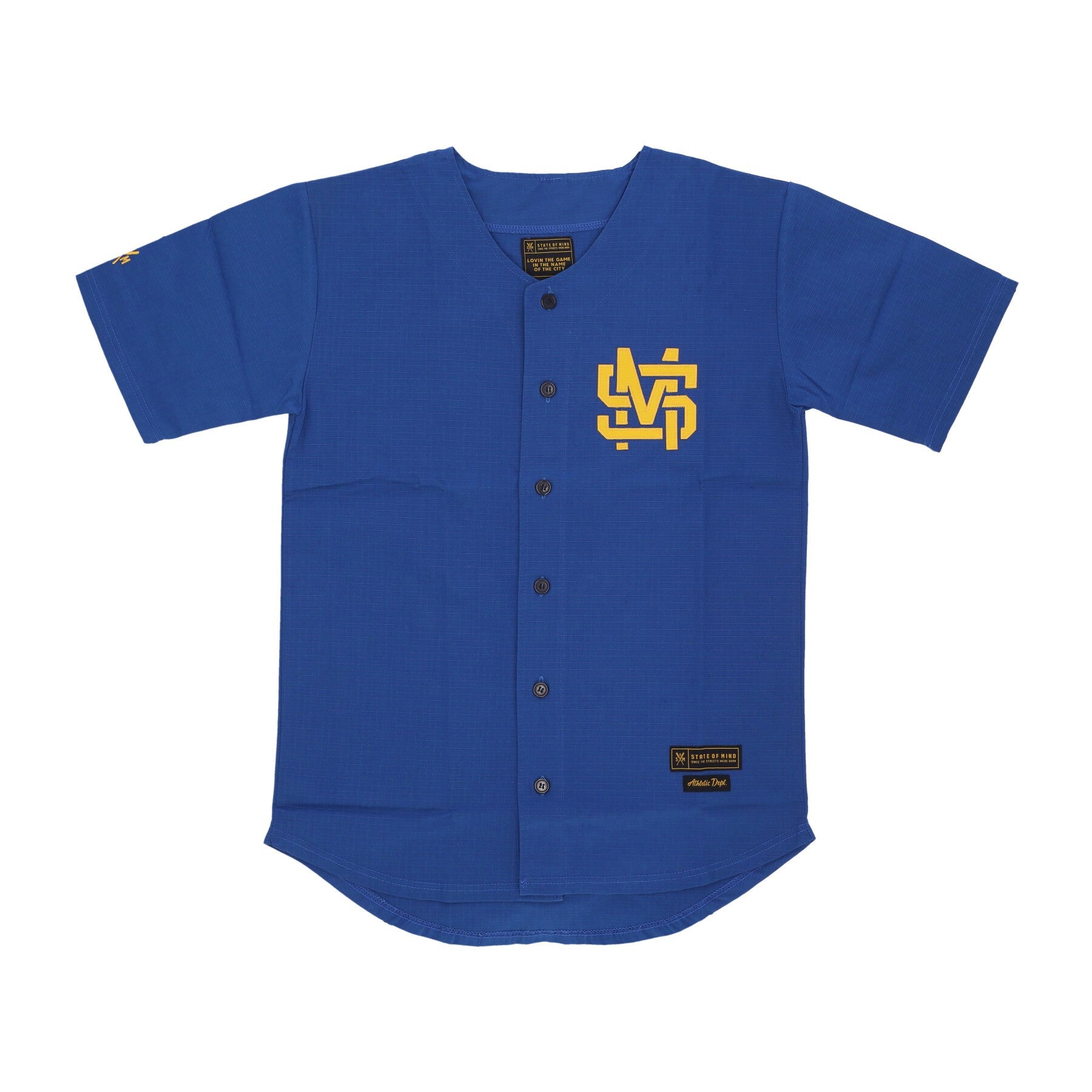 Casacca Bottoni Uomo Monogram Jersey Blue