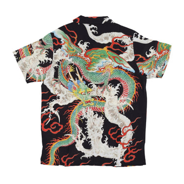 Doomsday, Camicia Manica Corta Uomo Water Dragon Shirt, 