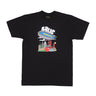 Huf, Maglietta Uomo Discover Tee X Goodyear, Black