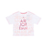 Jordan, Maglietta Ragazza Air Focus Tee, White