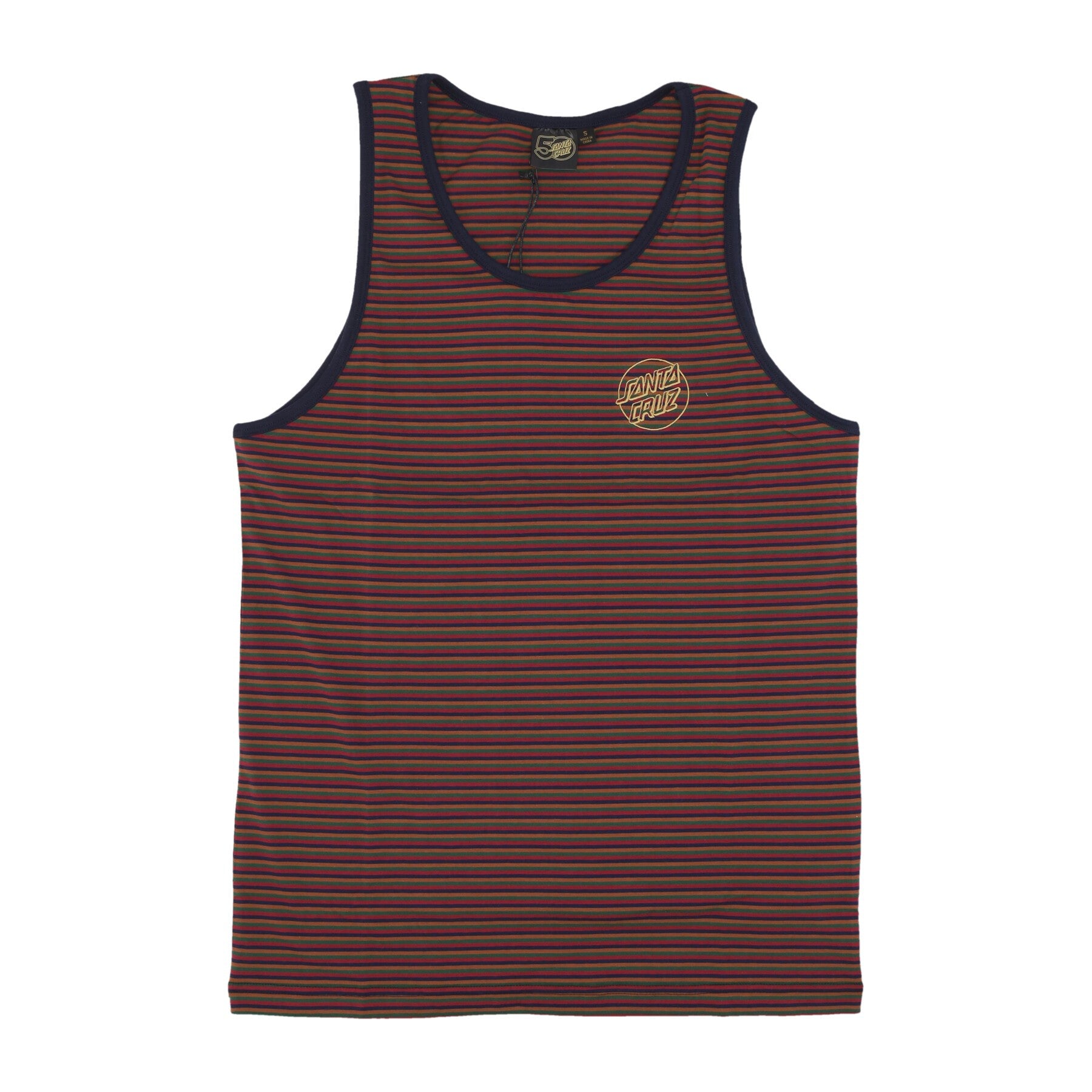 Camiseta sin mangas Hombre 50º Opus Dot Chest Vest Multi Stripe