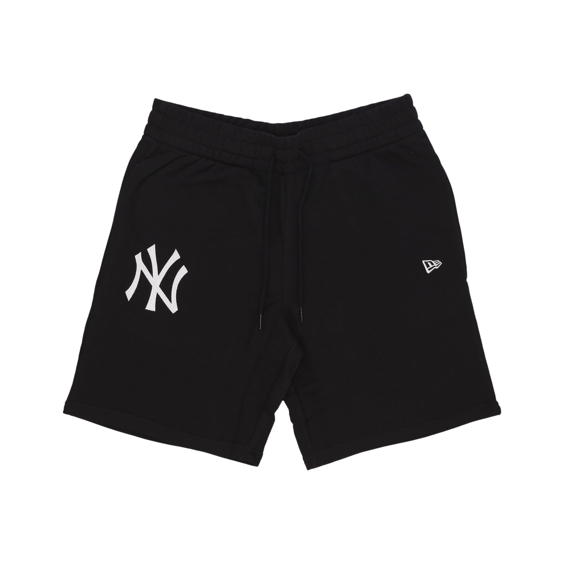 New Era, Pantalone Corto Tuta Uomo Mlb League Essentials Shorts Neyyan, Black/white