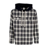 Nike Nba, Camicia Manica Lunga Cappuccio Uomo Nba Kevin Durant Flannel Hoodie, Black/black/pale Ivori/white