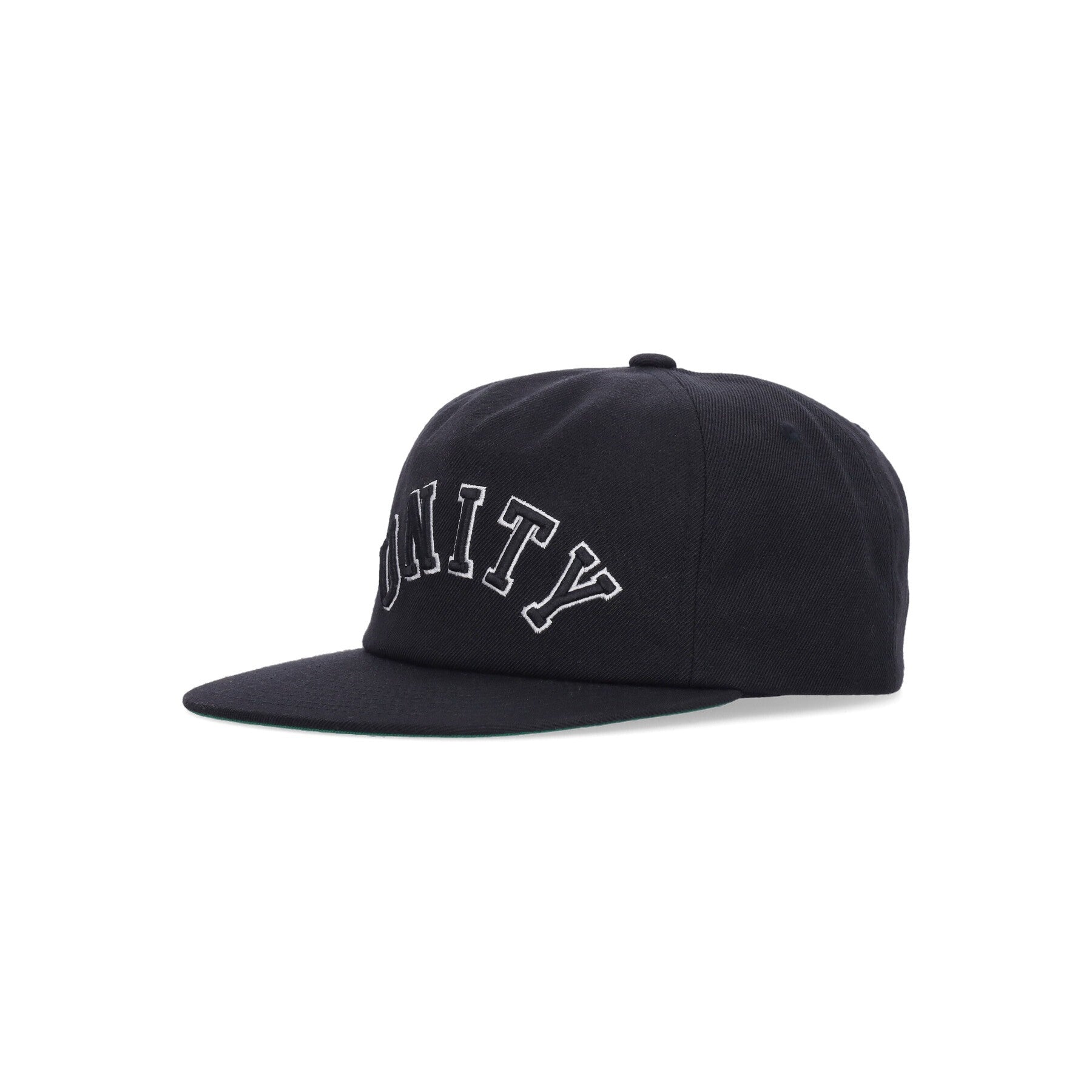 Huf, Cappellino Visiera Piatta Uomo Unity Cap, Black