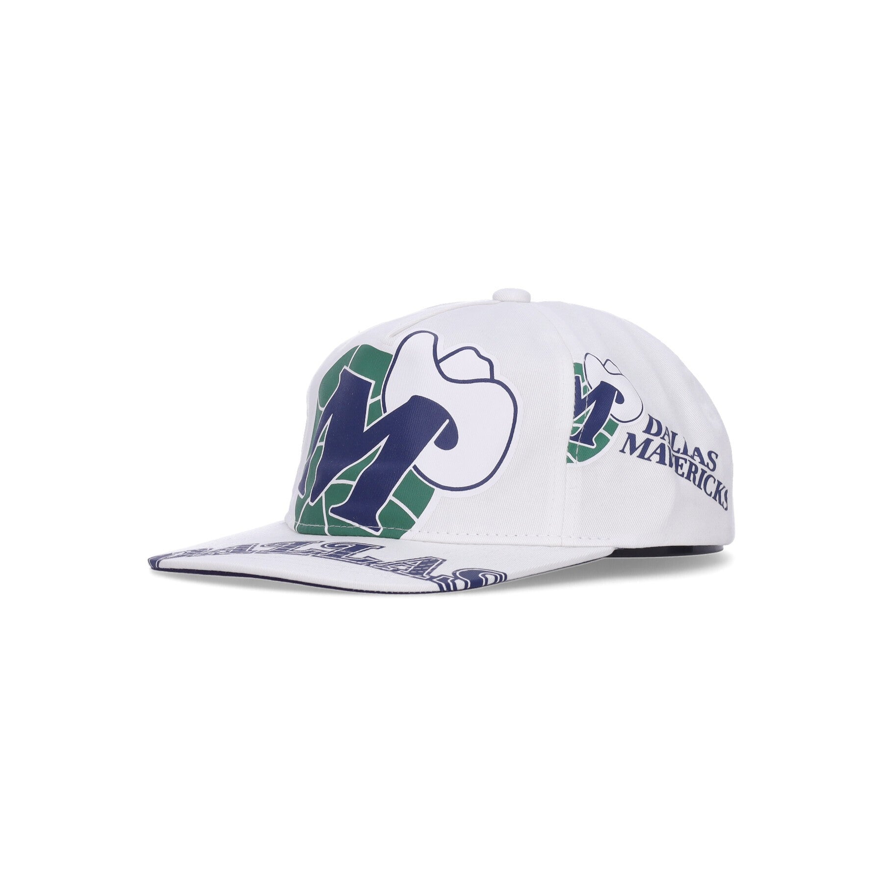 Mitchell & Ness, Cappellino Visiera Piatta Uomo Nba In Your Face Deadstock Hwc Dalmav, White