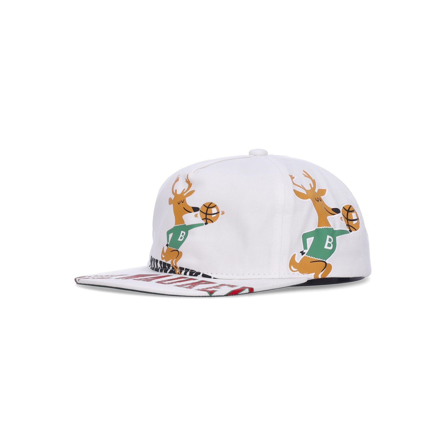Mitchell & Ness, Cappellino Visiera Piatta Uomo Nba In Your Face Deadstock Hwc Milbuc, White