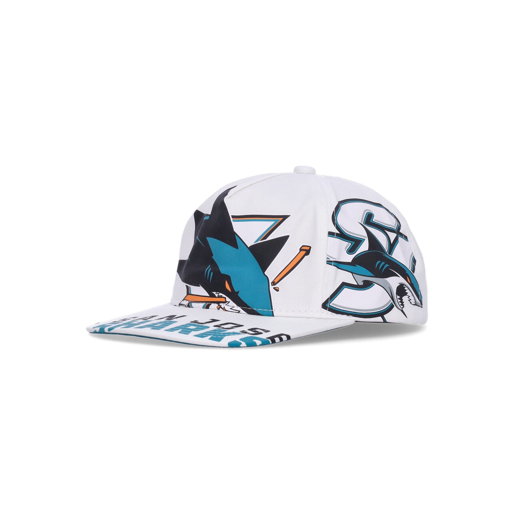 Mitchell & Ness, Cappellino Visiera Piatta Uomo Nhl In Your Face Deadstock Sajsha, White