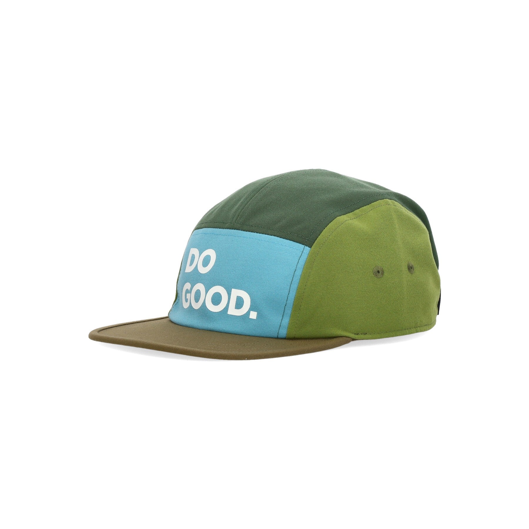 Do Good 5 Panel Hat Poolside/oak Men's Flat Visor Cap