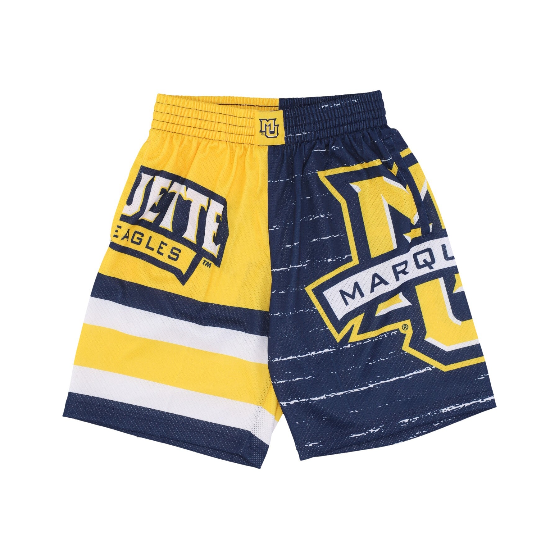 Mitchell & Ness, Pantaloncino Basket Uomo Ncaa Jumbotron 3.0 Shorts Mareag, Multi/white