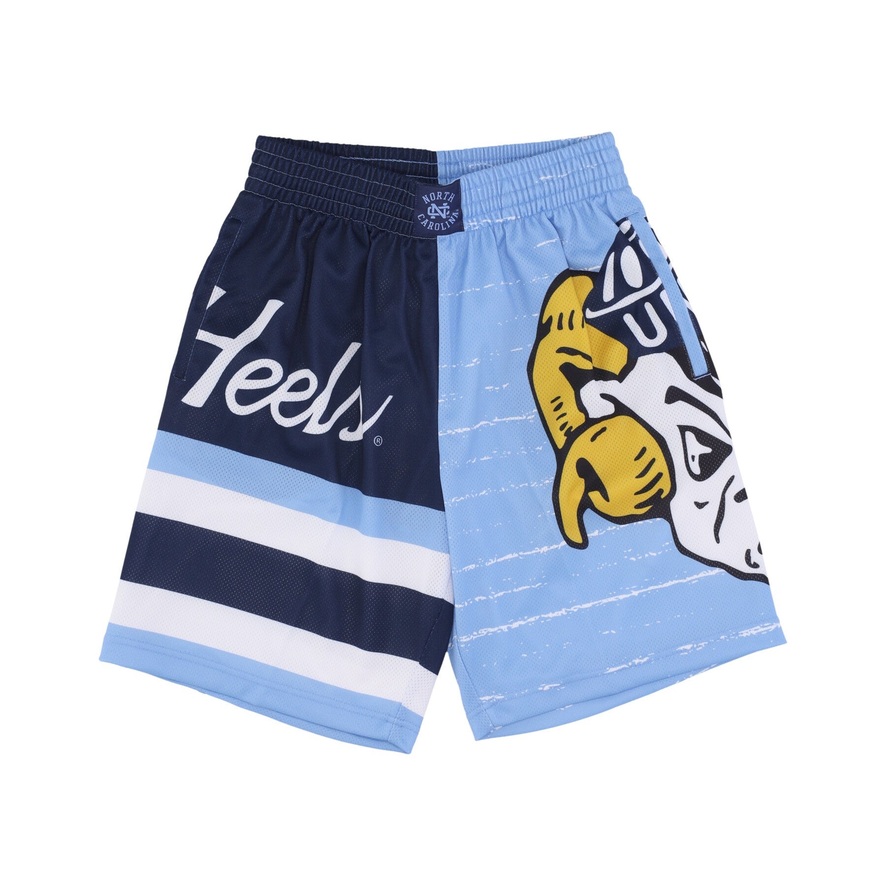 Mitchell & Ness, Pantaloncino Basket Uomo Ncaa Jumbotron 3.0 Shorts Unchee, Multi/white
