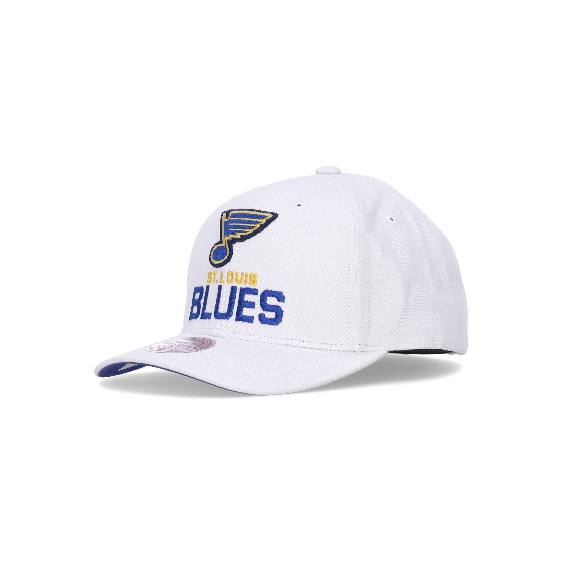 Mitchell & Ness, Cappellino Visiera Curva Uomo Nhl All In Pro Snapback Stlblu, White
