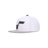 Mitchell & Ness, Cappellino Visiera Piatta Uomo Nba Cement Top Snapback Utajaz, White/silver