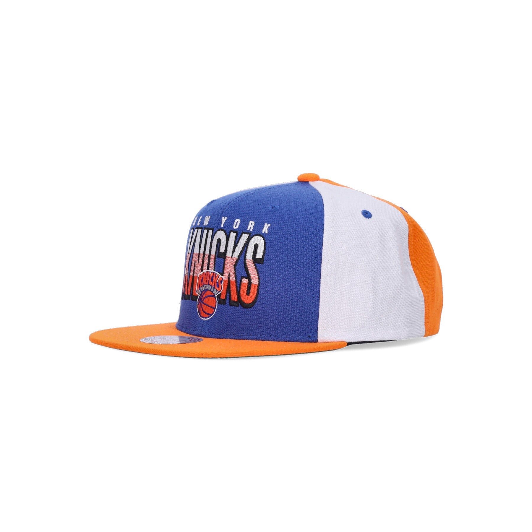 Mitchell & Ness, Cappellino Visiera Piatta Uomo Nba Billboard 2 Snapback Hwc Neykni, Blue/orange