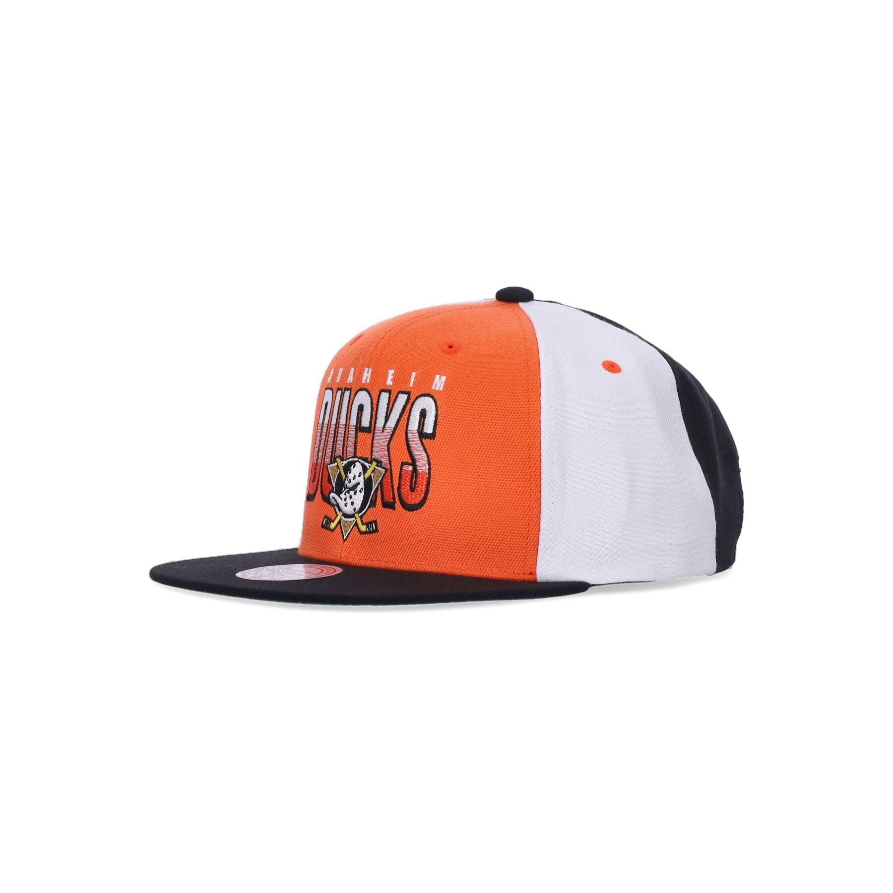 Mitchell & Ness, Cappellino Visiera Piatta Uomo Nhl Billboard 2 Snapback Vintage Anaduc, Orange/black