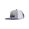 Mitchell & Ness, Cappellino Visiera Piatta Uomo Ncaa Billboard 2 Snapback Geohoy, Grey/blue
