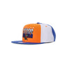 Mitchell & Ness, Cappellino Visiera Piatta Uomo Ncaa Billboard 2 Snapback Flogat, Orange/navy