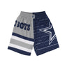Mitchell & Ness, Pantaloncino Tipo Basket Uomo Nfl Jumbotron 3.0 Shorts Dalcow, Multi/white