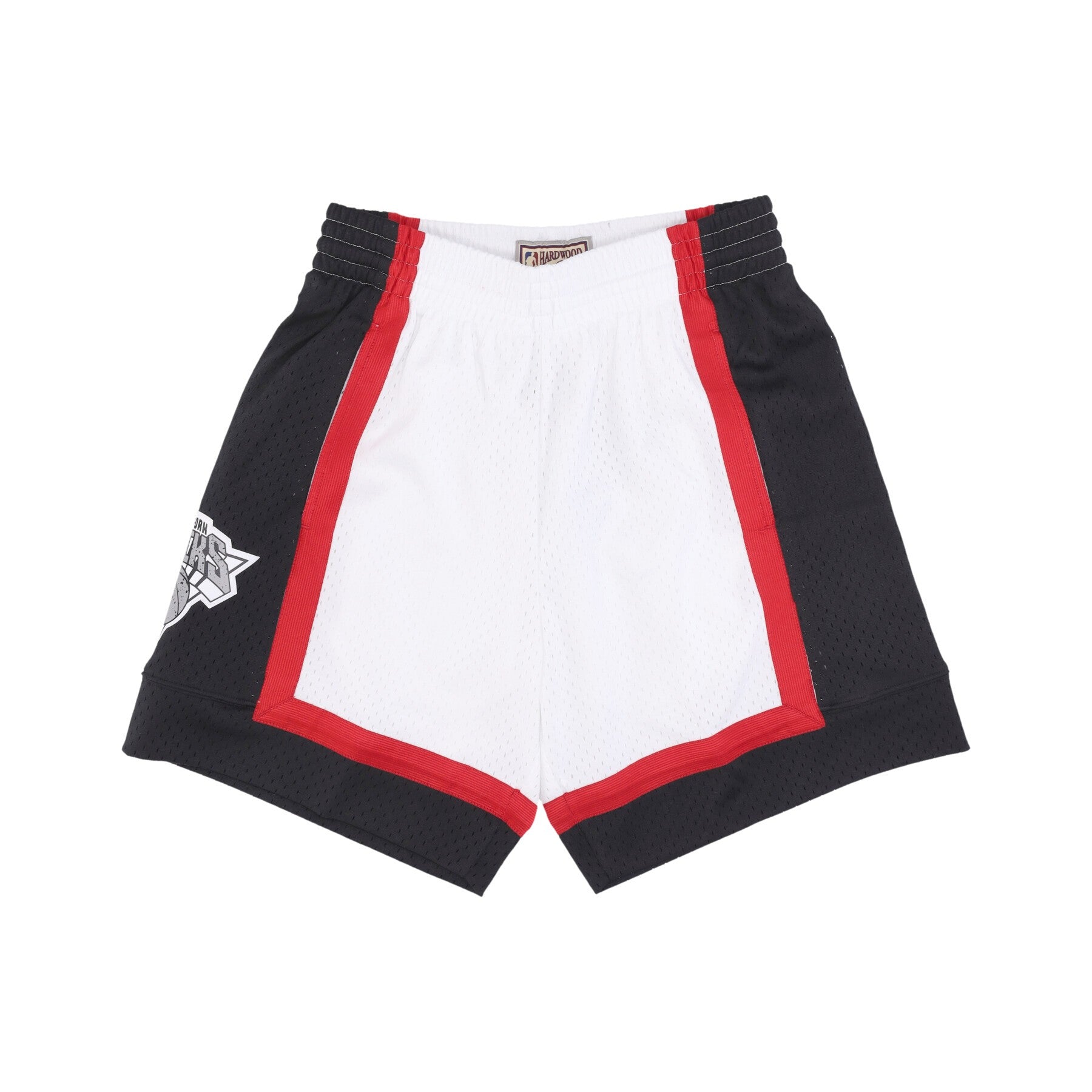 Mitchell & Ness, Pantaloncino Basket Uomo Nba Cracked Cement Swingman Short 1996 Neykni, White