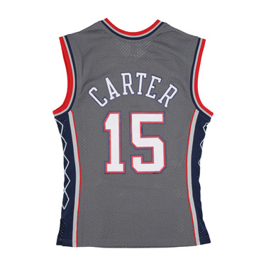 Mitchell & Ness, Canotta Basket Uomo Nba Alternate Jersey 2004 No 15 Vince Carter Nejnet, 